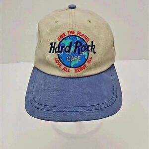 Vintage Hard Rock Hat Myrtle Beach Embroidered Made In USA Snap Back